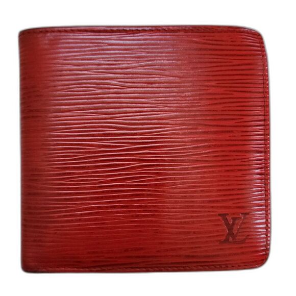 Louis Vuitton Epi Red Leather Wallet
